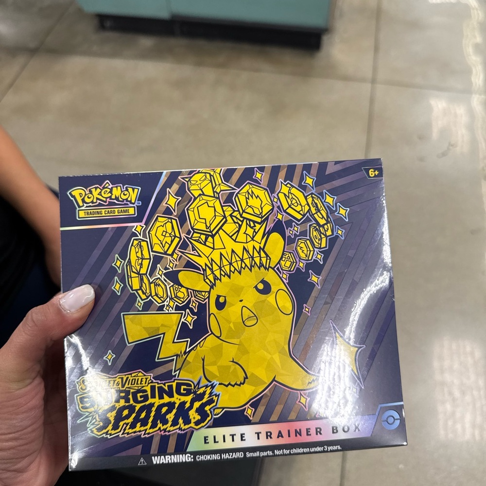 Pokemon Scarlet & Violet Elite Trainer Box - Yellow and Blue